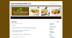 Desktop Screenshot of myrtlebeachthai.com